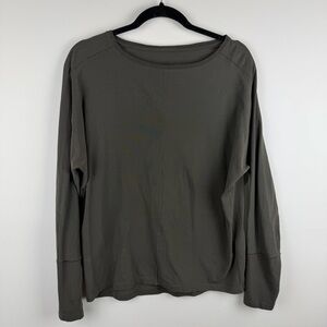 Annette Görtz Minimalist Stretch Cotton Long Sleeve Top Size M